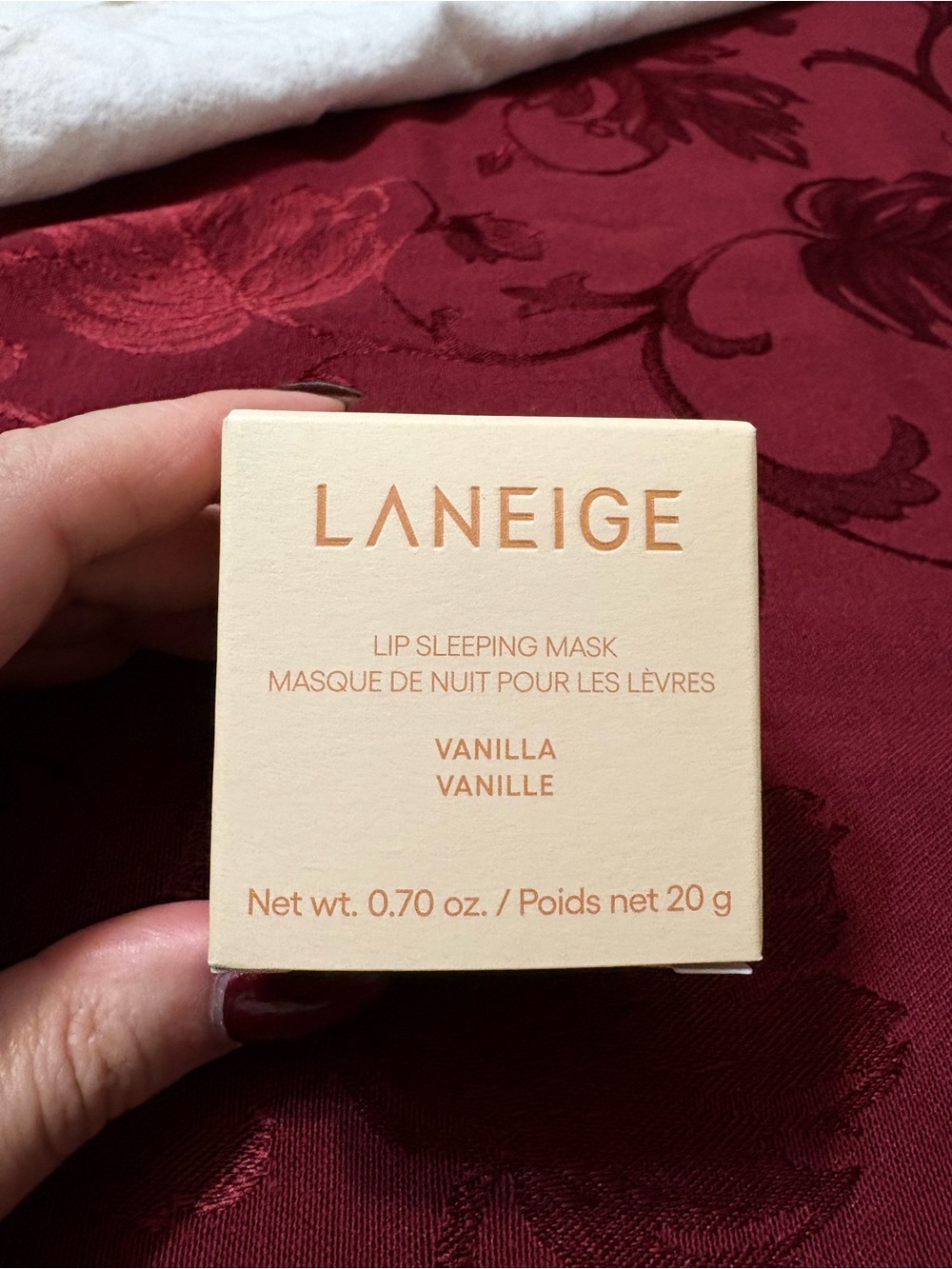 LANEIGE Vanilla Lip Sleeping Mask - Hydrating Overnight Treatment